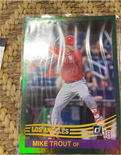 2018 Donruss #242 Mike Trout — front