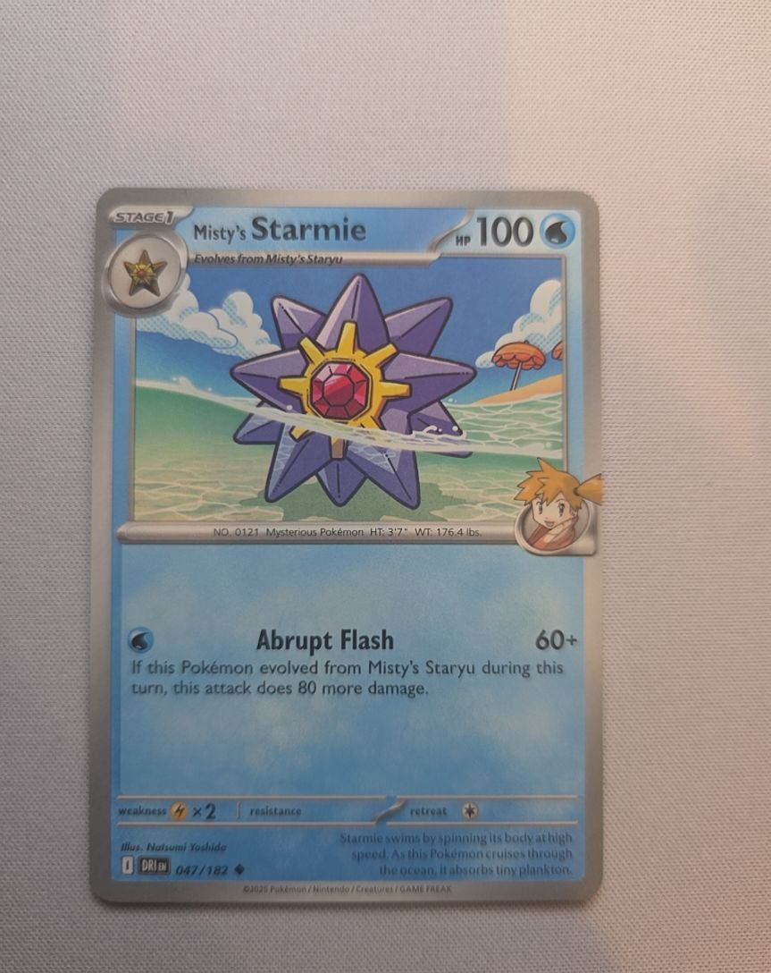 2025 Pokemon SV10: Destined Rivals #047 Misty's Starmie — front