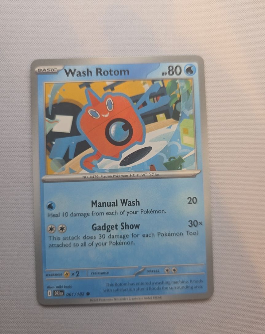 2025 Pokémon #061 Wash Rotom — front