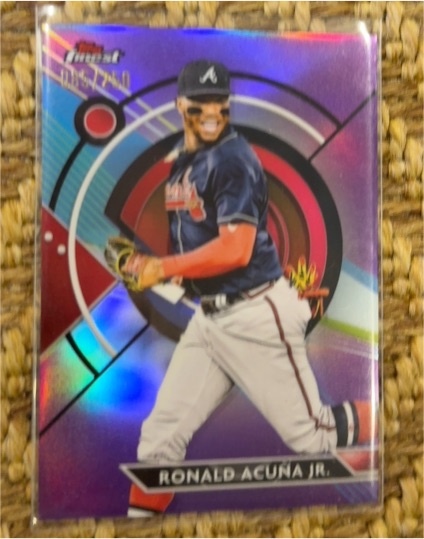 2023 Topps Finest #20 Ronald Acuna Jr. — front