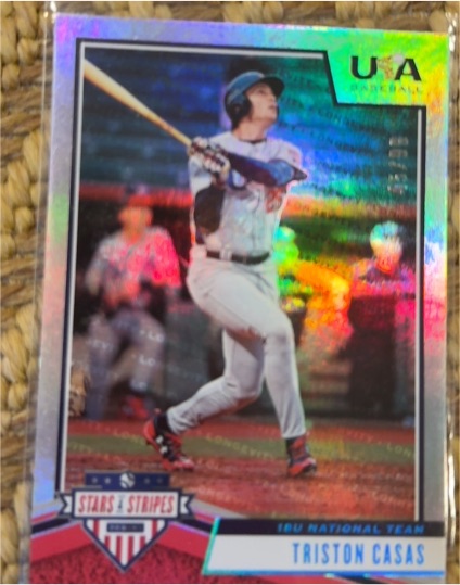2019 Panini USA Baseball Stars & Stripes #81 Triston Casas — front