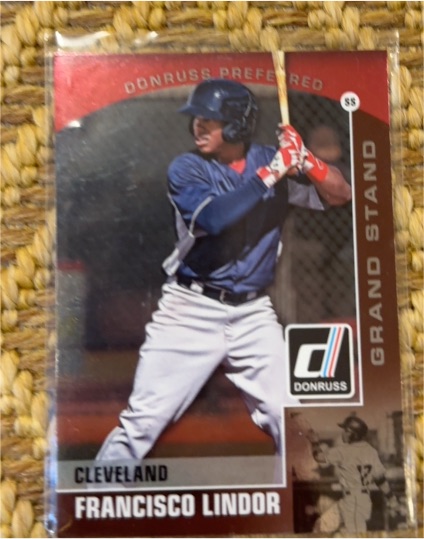 2015 Donruss Preferred #36 Francisco Lindor Cleveland Indians — front