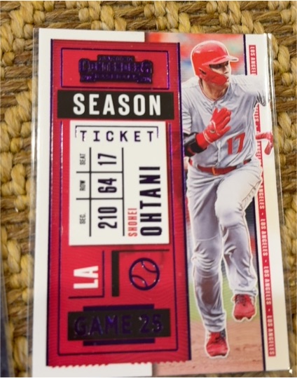 2020 Panini Contenders #35 Shohei Ohtani — front