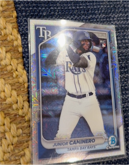 2024 Bowman Chrome #20 Junior Caminero — front