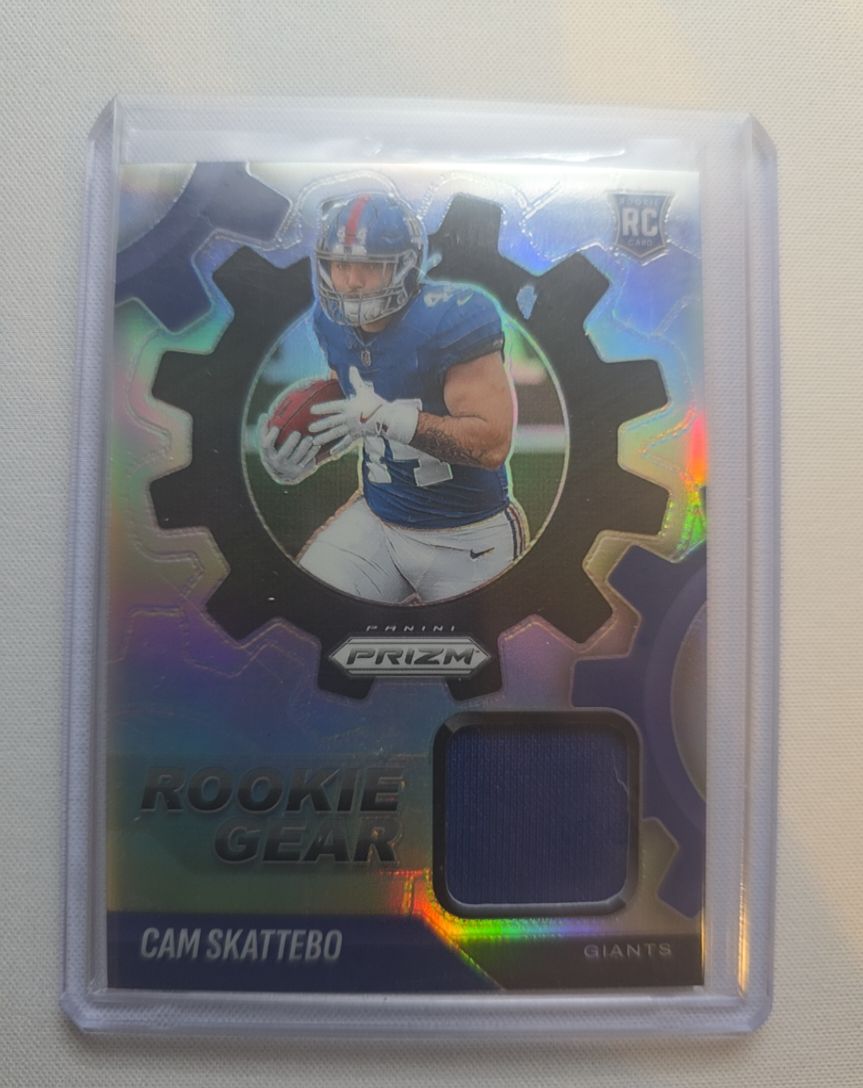 2025 Panini Prizm Rookie Gear #RGR-CSO Cam Skattebo — front