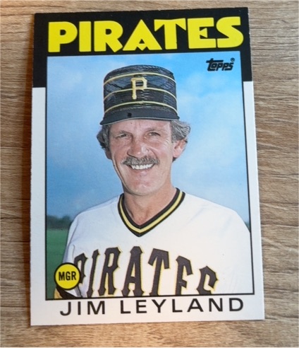 1986 Topps Traded #66T Jim Leyland — front
