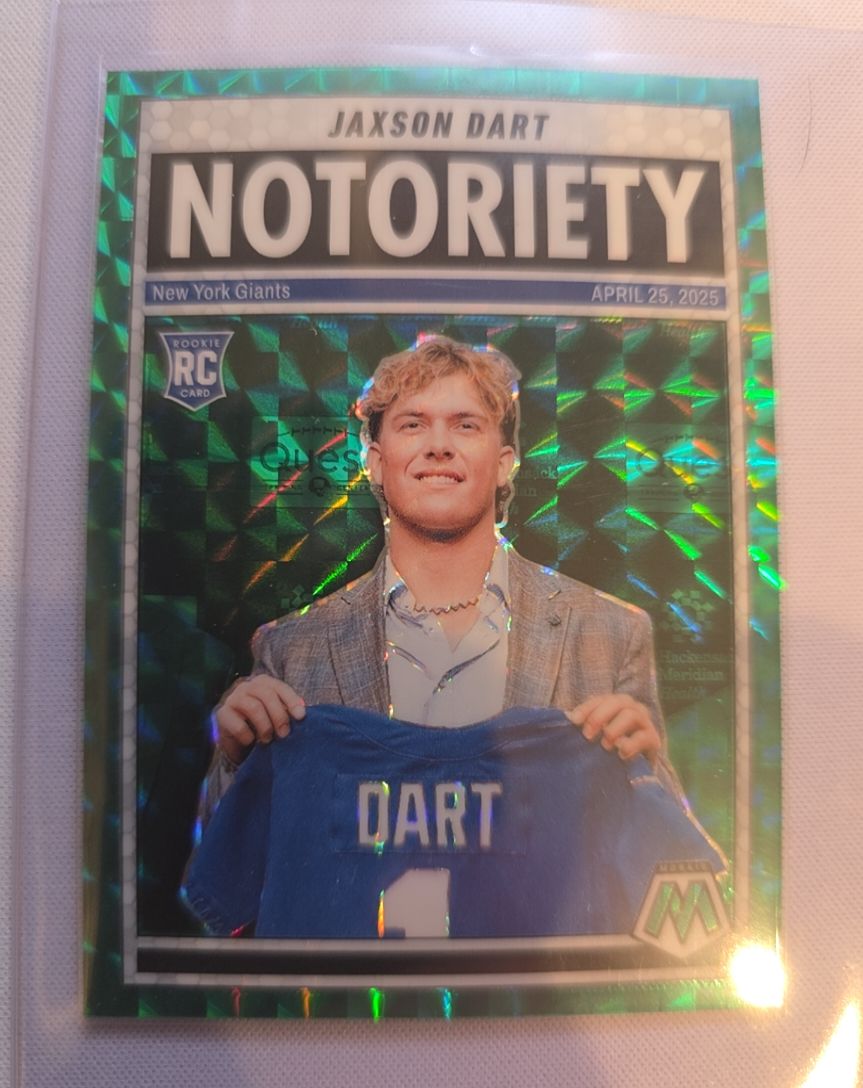 2025 Panini Mosaic Notoriety #11 Jaxson Dart — front