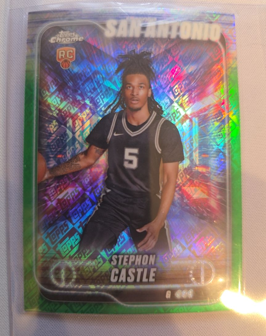2024-25 Topps Chrome #122 Stephon Castle — front