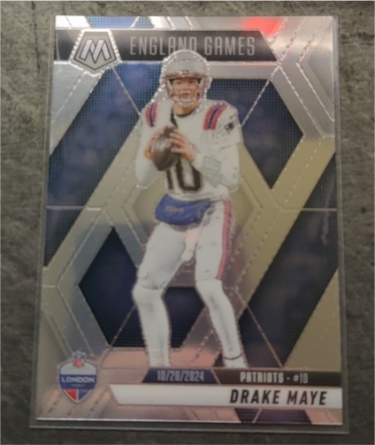 2025 Panini Mosaic #258 Drake Maye England Games — front