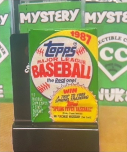 1987 Topps Major League Baseball Wax Pack — front