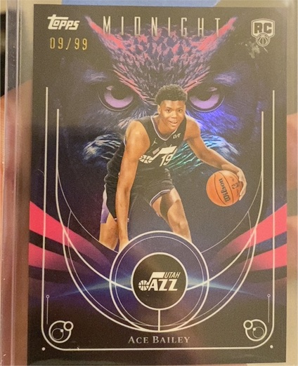 2025 Topps Midnight #09 Ace Bailey — front