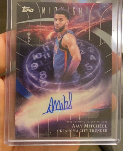 2025-26 Topps Midnight #SM-AJ Ajay Mitchell — front