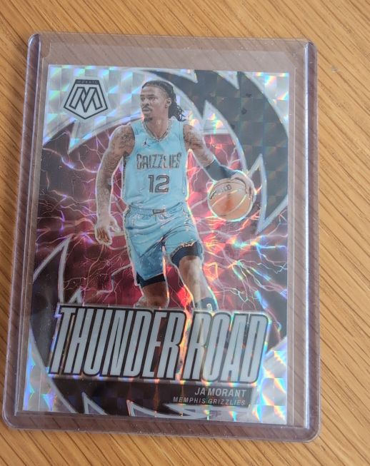 2023-24 Panini Mosaic Thunder Road #12 Ja Morant — front