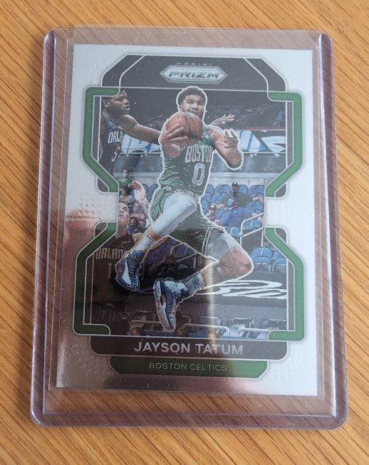 2021-22 Panini Prizm #13 Jayson Tatum — front