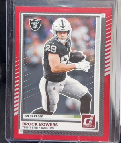 2025 Panini Donruss #1 Brock Bowers — front