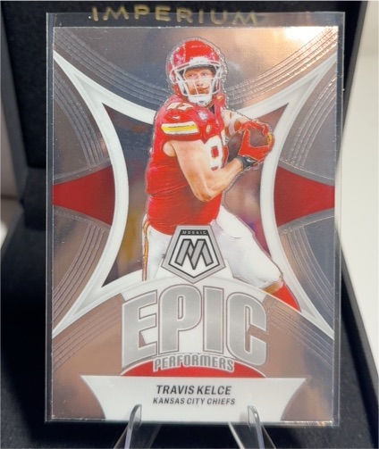 2024 Panini Mosaic Epic Performers #EP-TK Travis Kelce — front