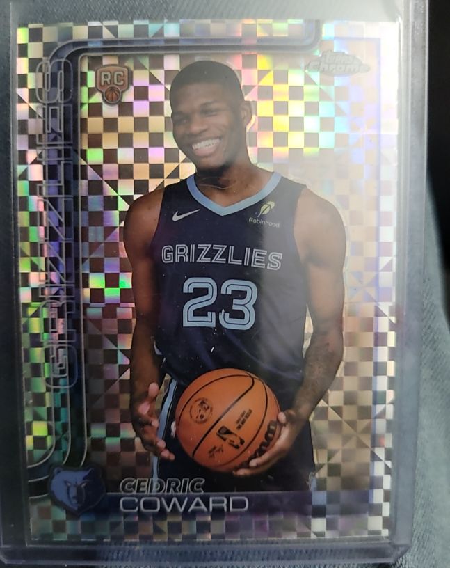 2025-26 Topps Chrome #261 Cedric Coward — front