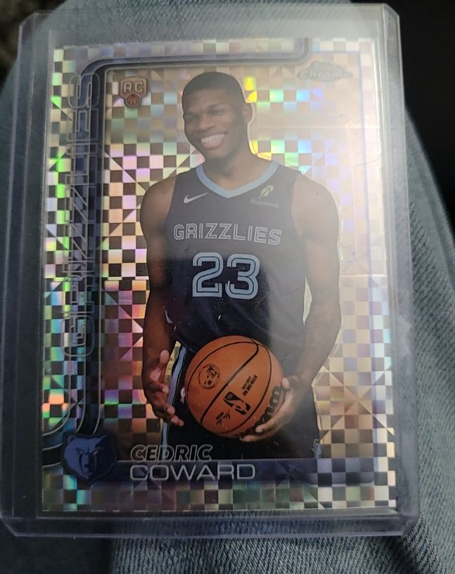 2025-26 Topps Chrome #261 Cedric Coward — front