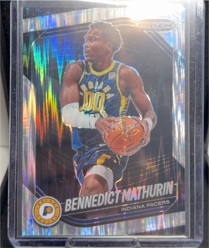 2024-25 Panini Prizm Black #59 Bennedict Mathurin — front