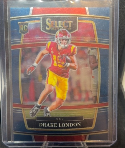 2022 Panini Select Draft Picks #7 Drake London — front