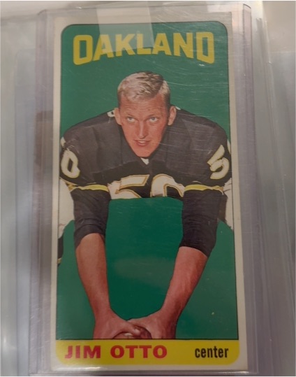 1965 Topps #145 Jim Otto — front