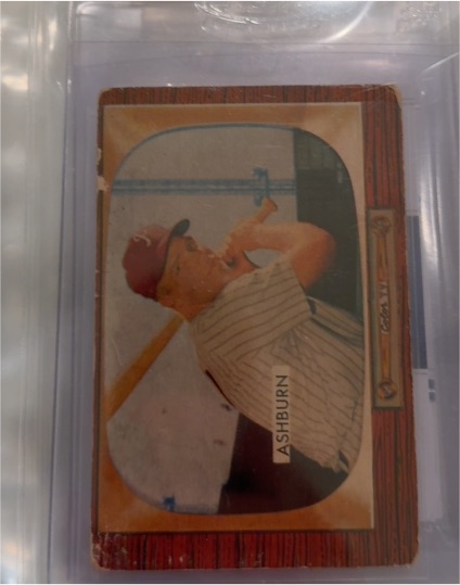 1955 Bowman #112 Richie Ashburn — front