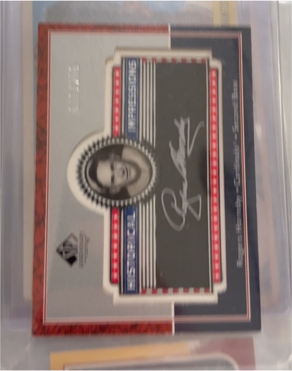 2003 Upper Deck SP Legendary Cuts #L-CS Casey Stengel — front