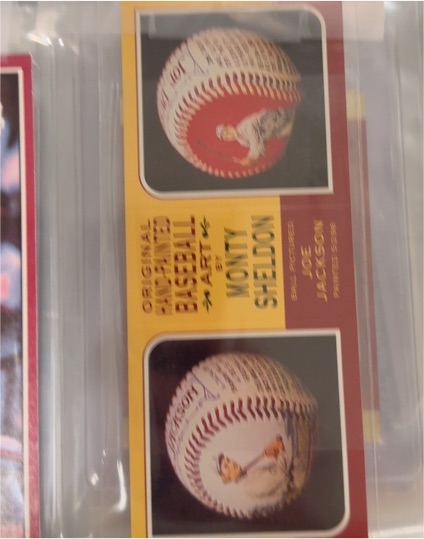Original Baseball Art Monty Sheldon — front