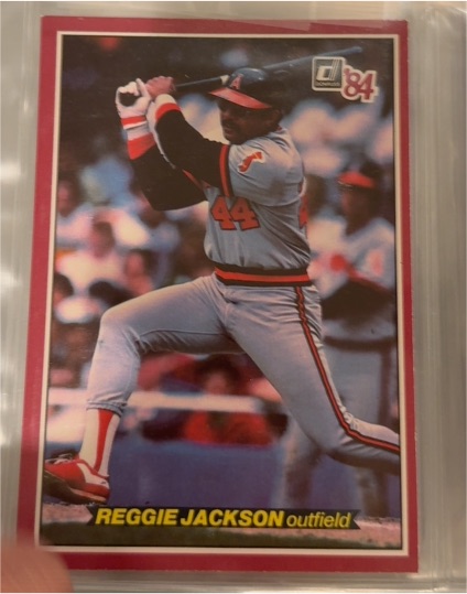 1984 Donruss Action All Stars #36 Reggie Jackson — front