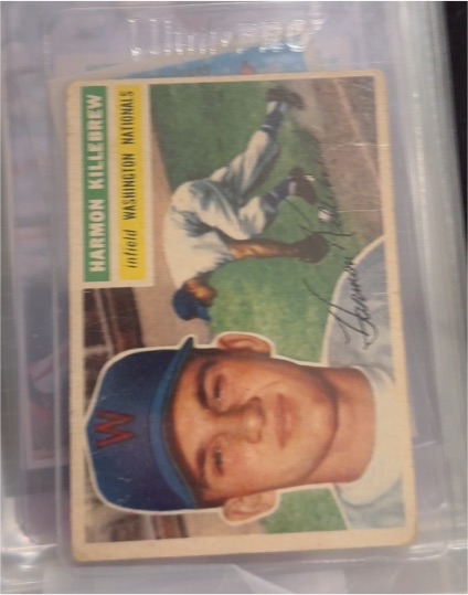 1956 Topps #164 Harmon Killebrew — front