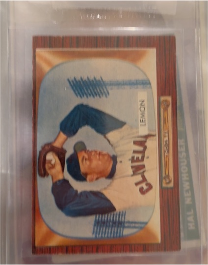 1955 Bowman #191 Bob Lemon — front