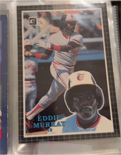 1985 Donruss Action All-Stars #9 Eddie Murray — front