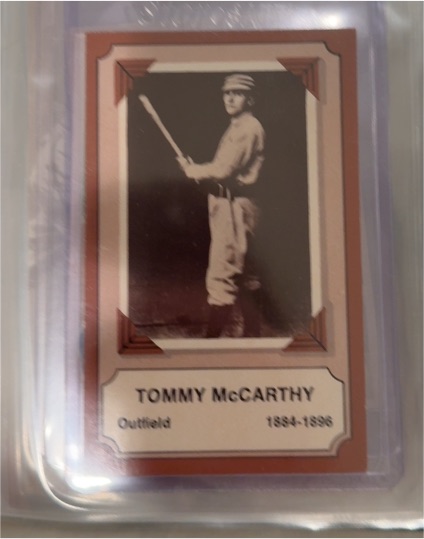 1974 Fleer Pioneers of Baseball #13 Tommy McCarthy — front