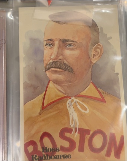 1980 Perez-Steele Hall of Fame Postcard #24 Old Hoss Radbourn — front