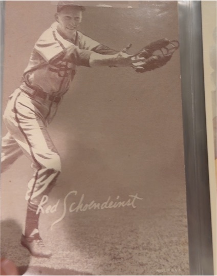 1947-66 Exhibits #NNO Red Schoendienst — front