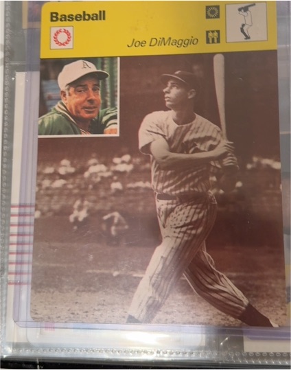 1977-79 Sportscaster Series 2 #208 Joe DiMaggio — front
