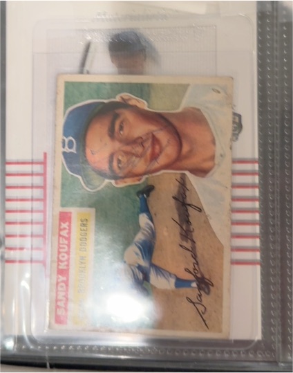 1956 Topps #79 Sandy Koufax — front