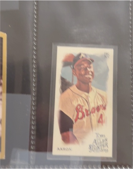 2019 Topps Allen & Ginter Mini #50 Hank Aaron — front