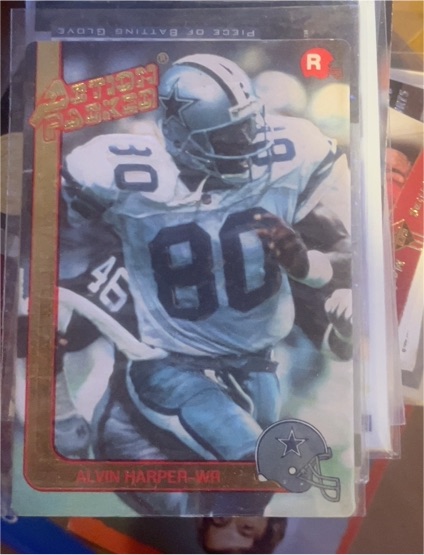 1991 Action Packed #8 Alvin Harper — front