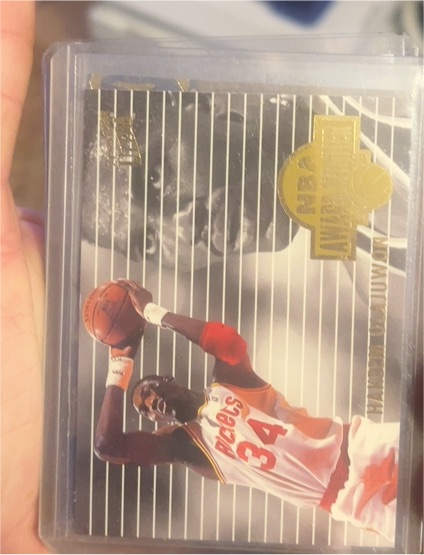 1994-95 Fleer Ultra NBA Award Winner #3 Hakeem Olajuwon — front