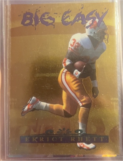 1996 Collector's Edge Big Easy #17 Errict Rhett — front