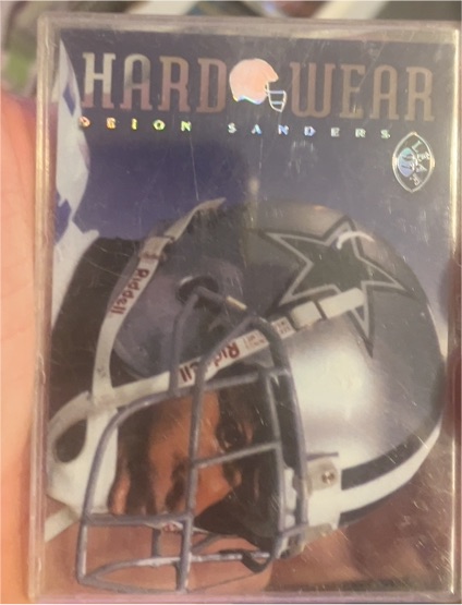1997 Leaf Hardwear Deion Sanders — front