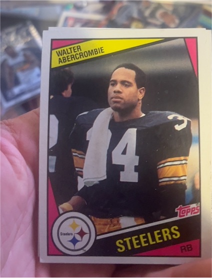 1984 Topps #160 Walter Abercrombie — front