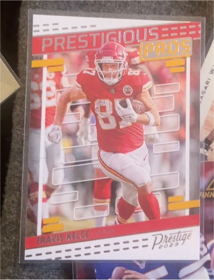2023 Panini Prestige Prestigious Pros #PP-1 Travis Kelce — front