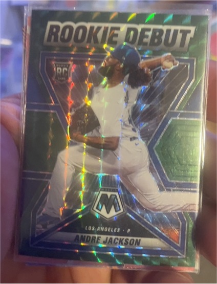 2022 Panini Mosaic Rookie Debut #RD-7 Andre Jackson — front
