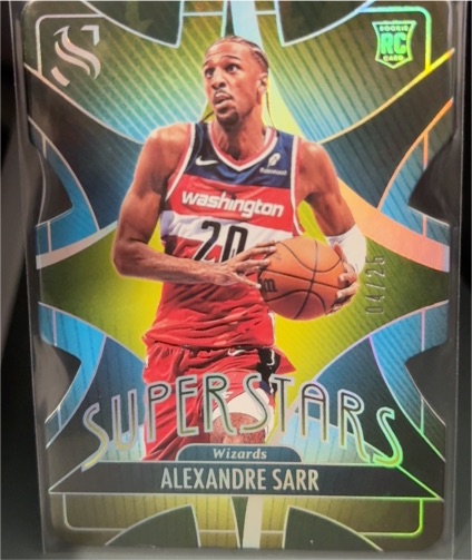 2024-25 Panini Silhouette Superstars Die-Cut #Alexandre Sarr — front