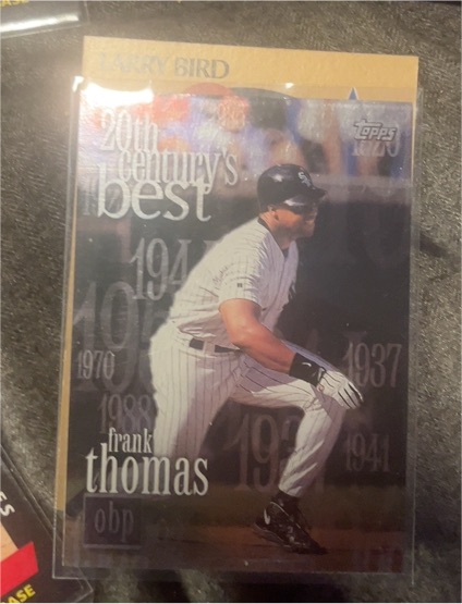 2000 Topps 20th Century's Best #470 Frank Thomas — front