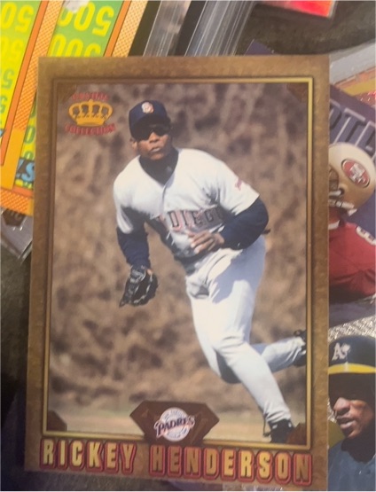 1997 Pacific Crown Collection Rickey Henderson — front