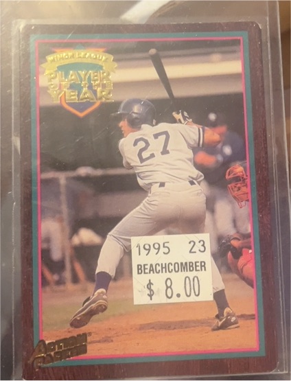 1995 Action Packed #1 Derek Jeter Player of the Year — front