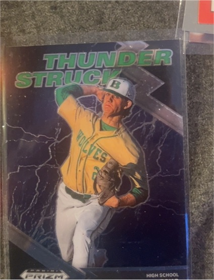 2022 Panini Prizm Draft Picks #TH-DL Dylan Lesko Thunder Struck — front